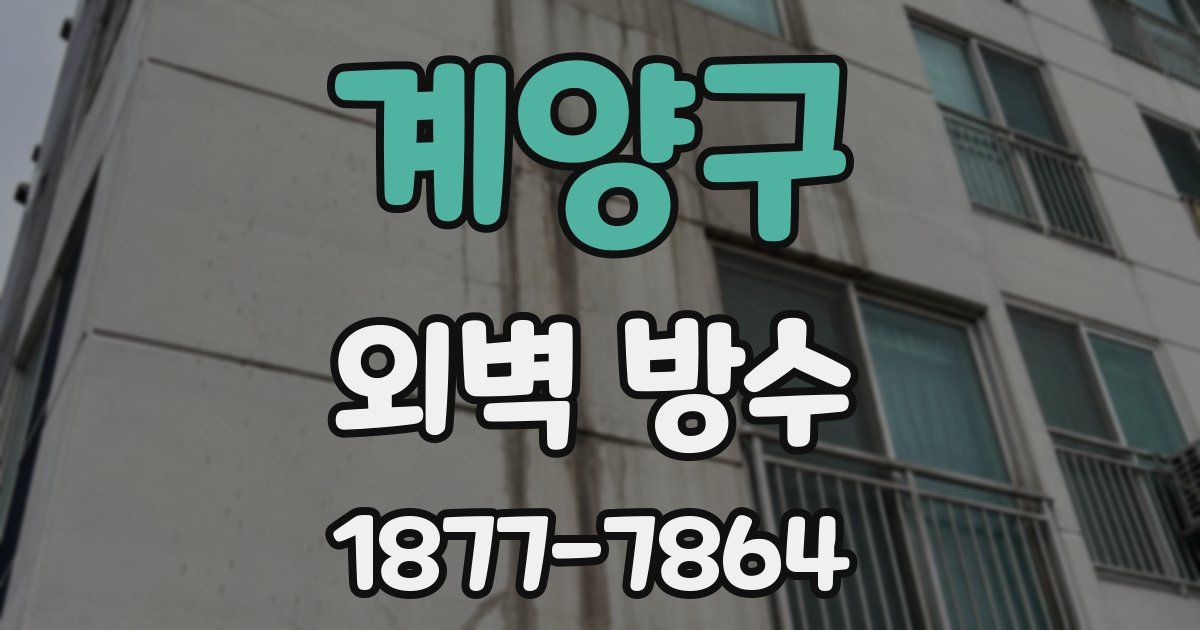 계양구 외벽 방수