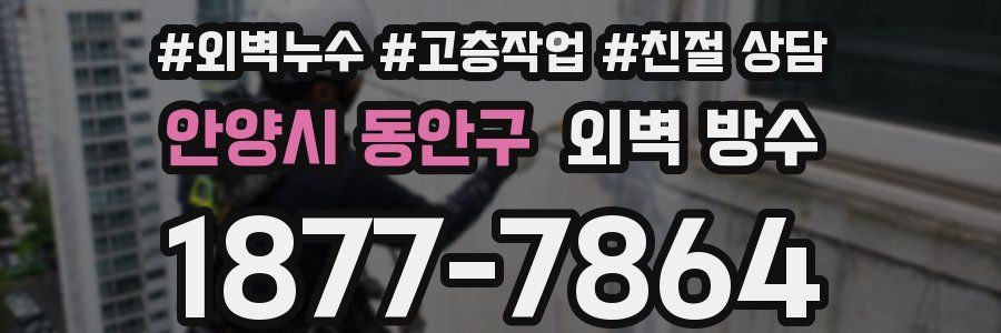 안양시 동안구 외벽 방수