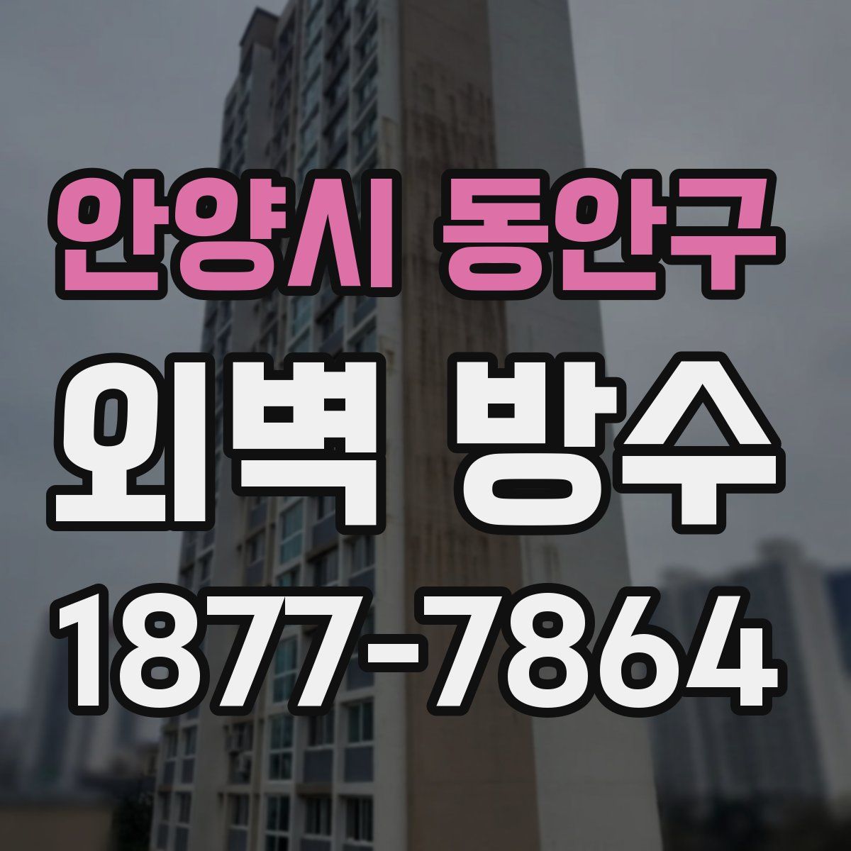 안양시 동안구 외벽 방수