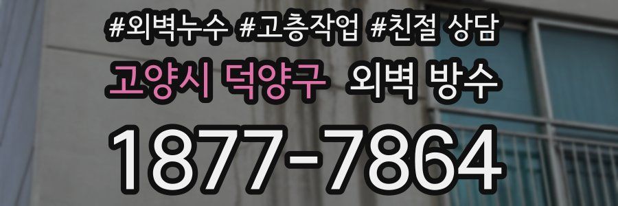 고양시 덕양구 외벽 방수