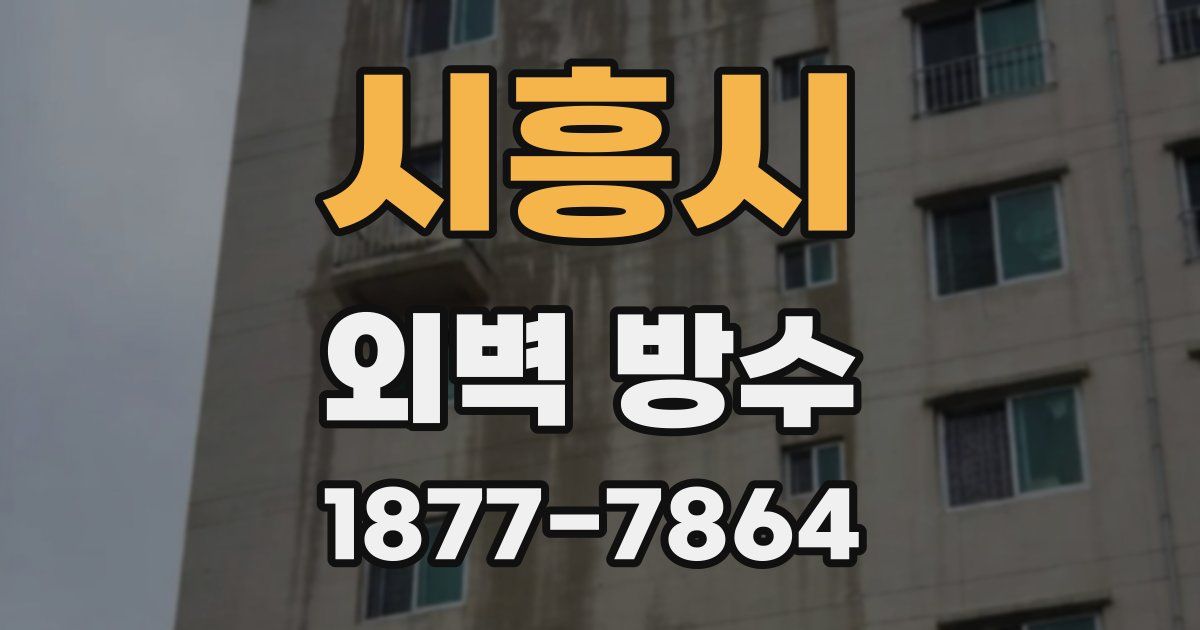 시흥시 외벽 방수