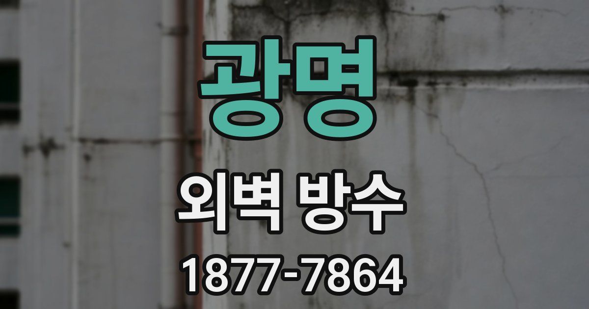 광명 외벽 방수