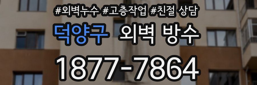 덕양구 외벽 방수