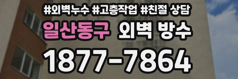 일산동구 외벽 방수