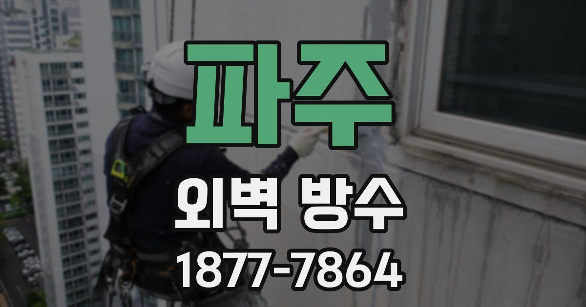 파주 외벽 방수