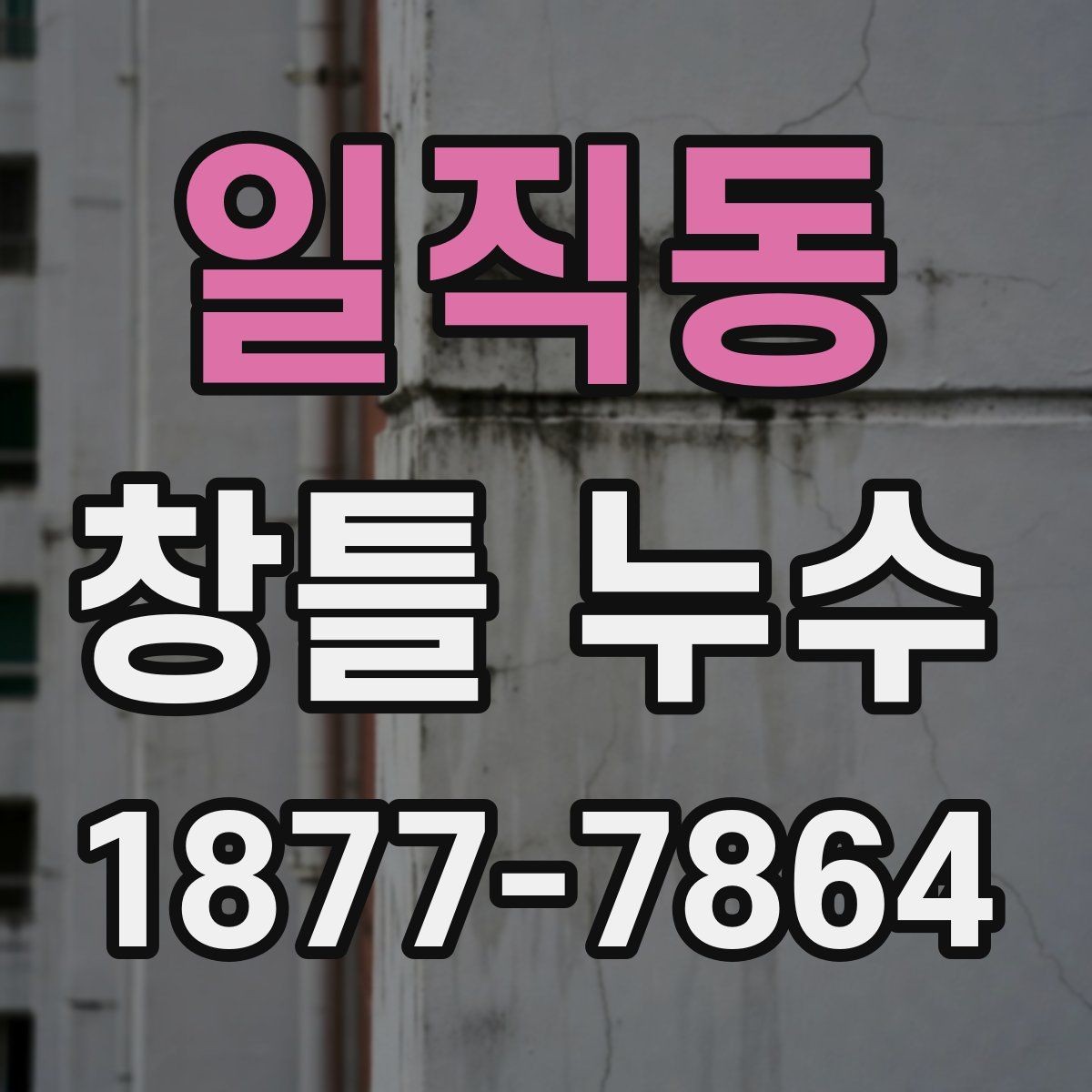 일직동 창틀 누수 창호 틈새와 배수 상태 살펴보기