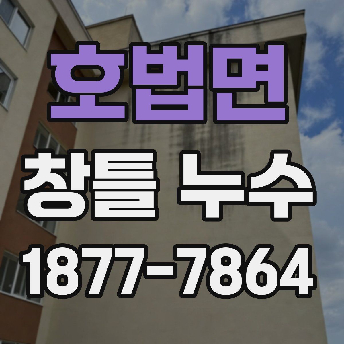 호법면 창틀 누수 창문 주변 벽지 손상 대응
