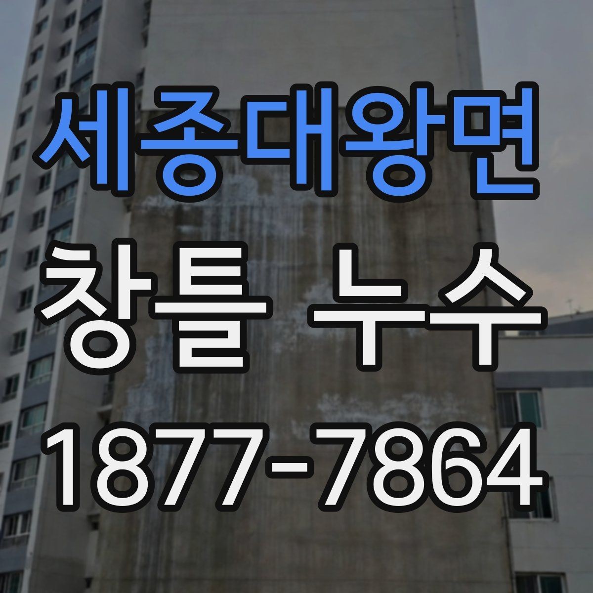 세종대왕면 창틀 누수 보수 업체를 고를 때