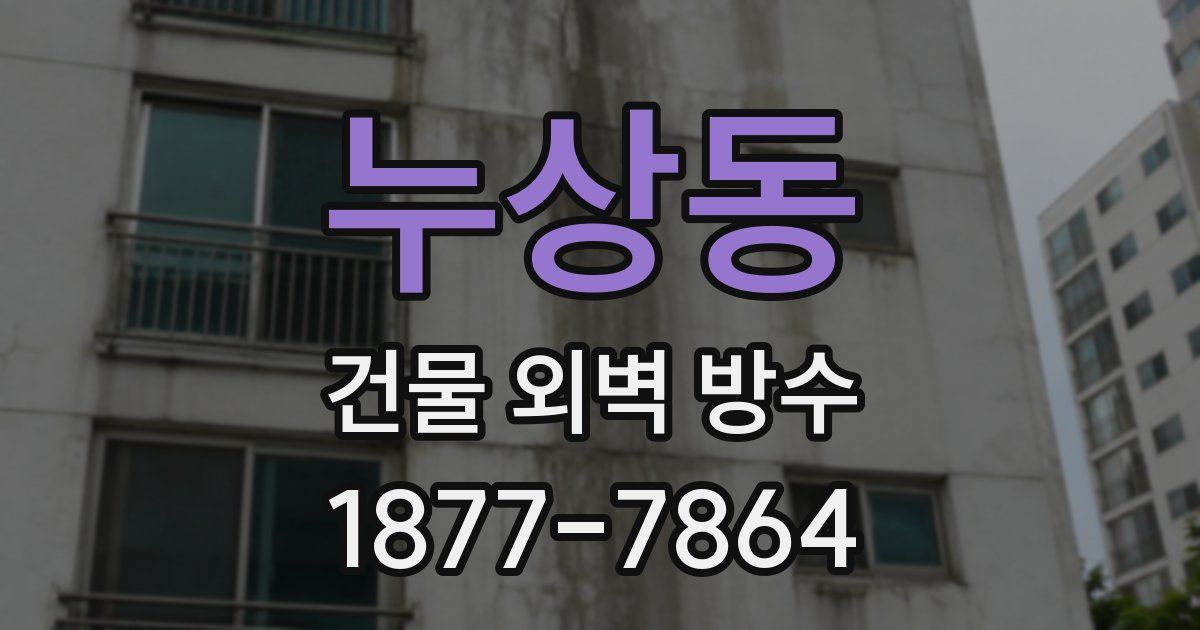 누상동 건물 외벽 방수