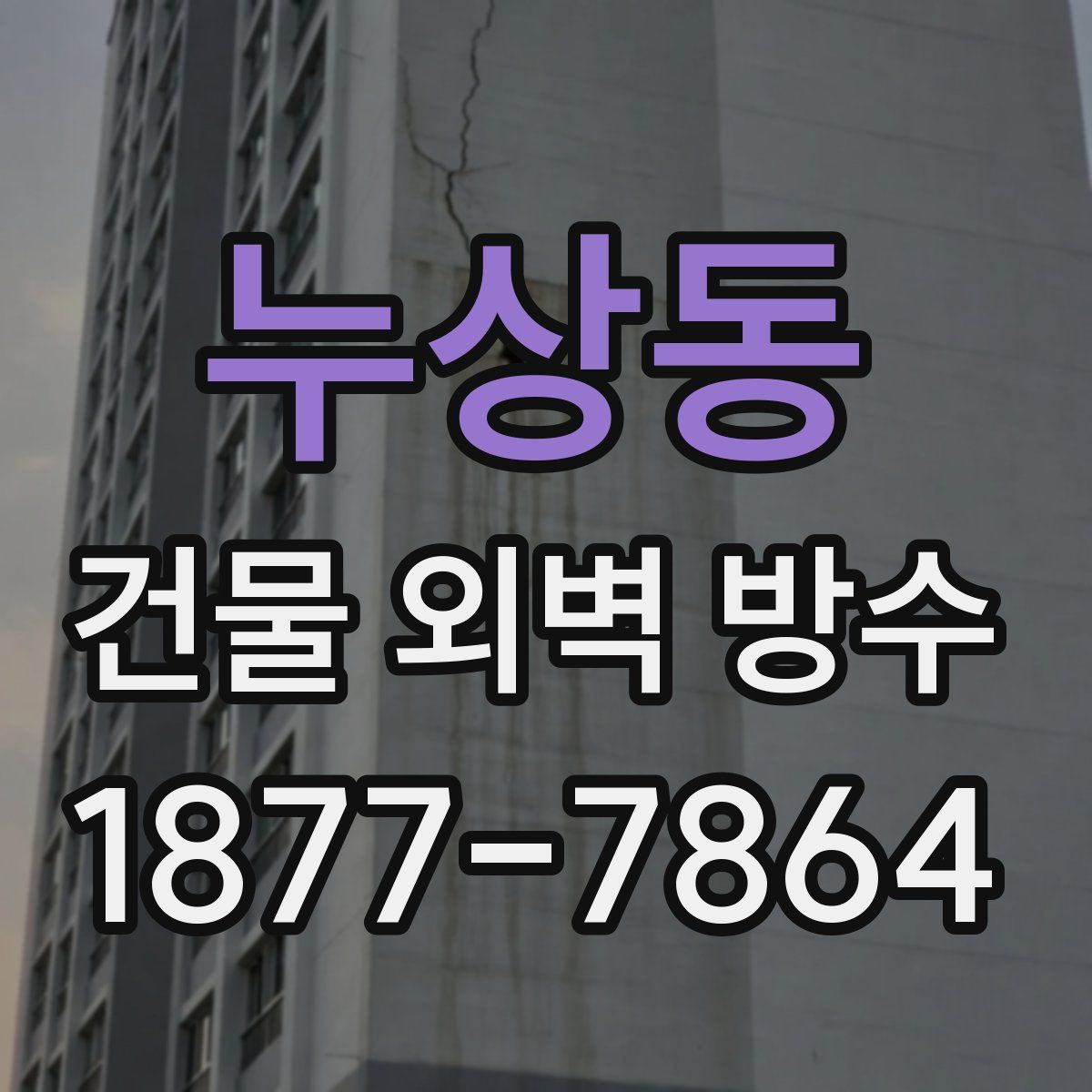 누상동 건물 외벽 방수