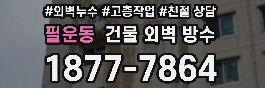 필운동 건물 외벽 방수