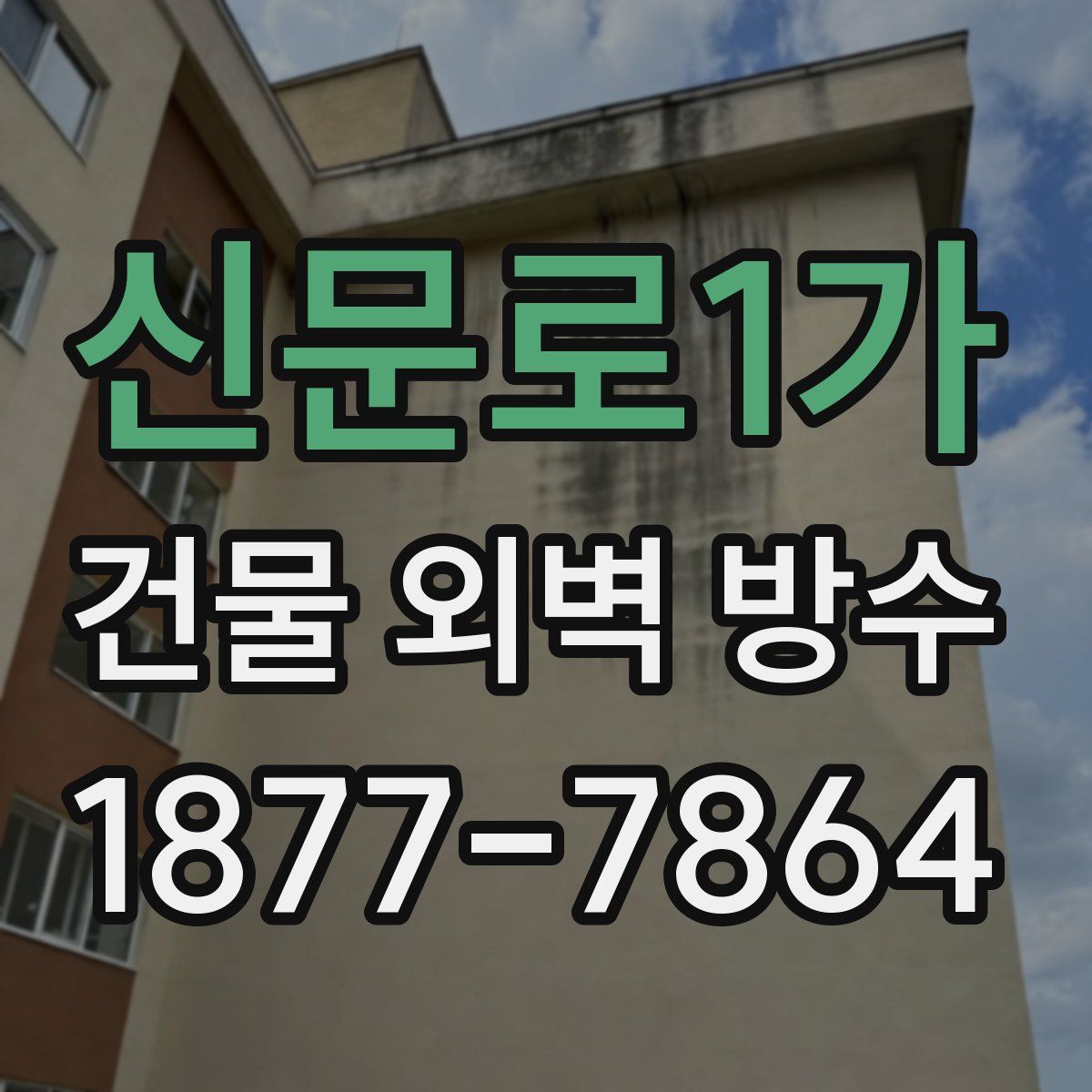 신문로1가 건물 외벽 방수
