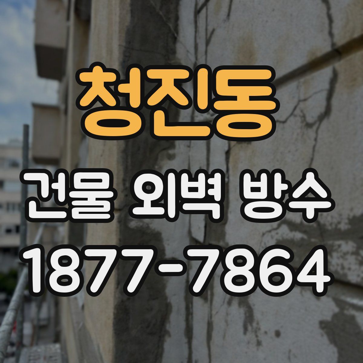 청진동 건물 외벽 방수