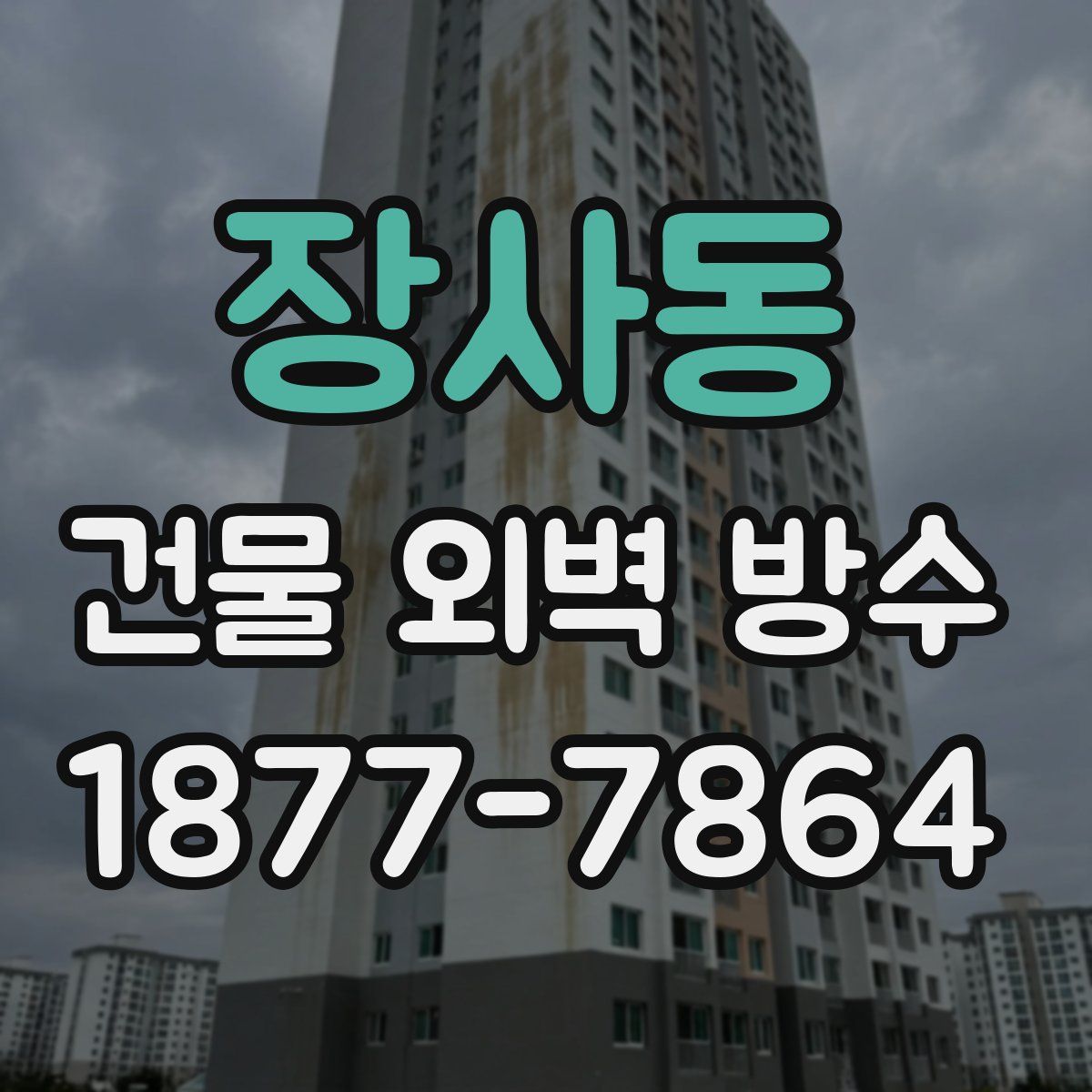 장사동 건물 외벽 방수