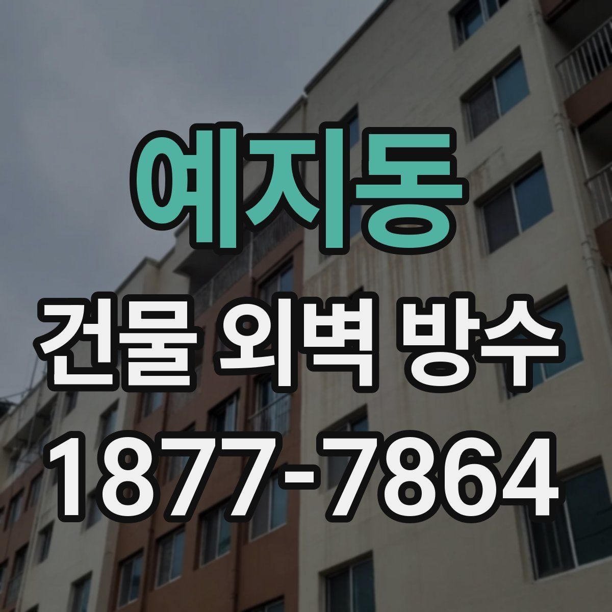 예지동 건물 외벽 방수