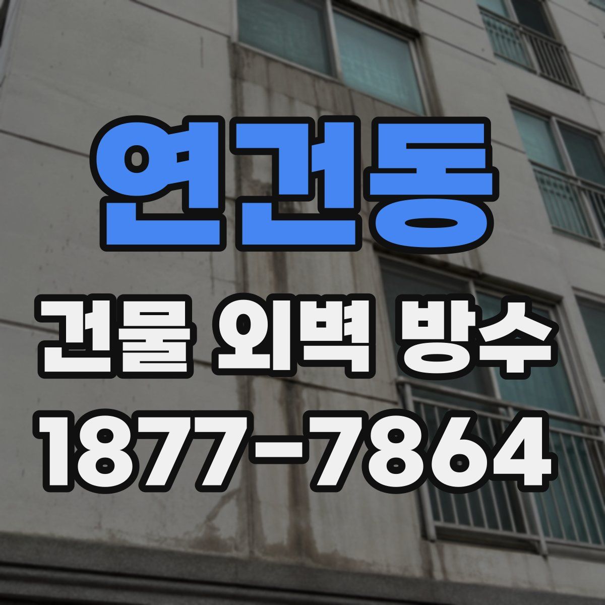 연건동 건물 외벽 방수