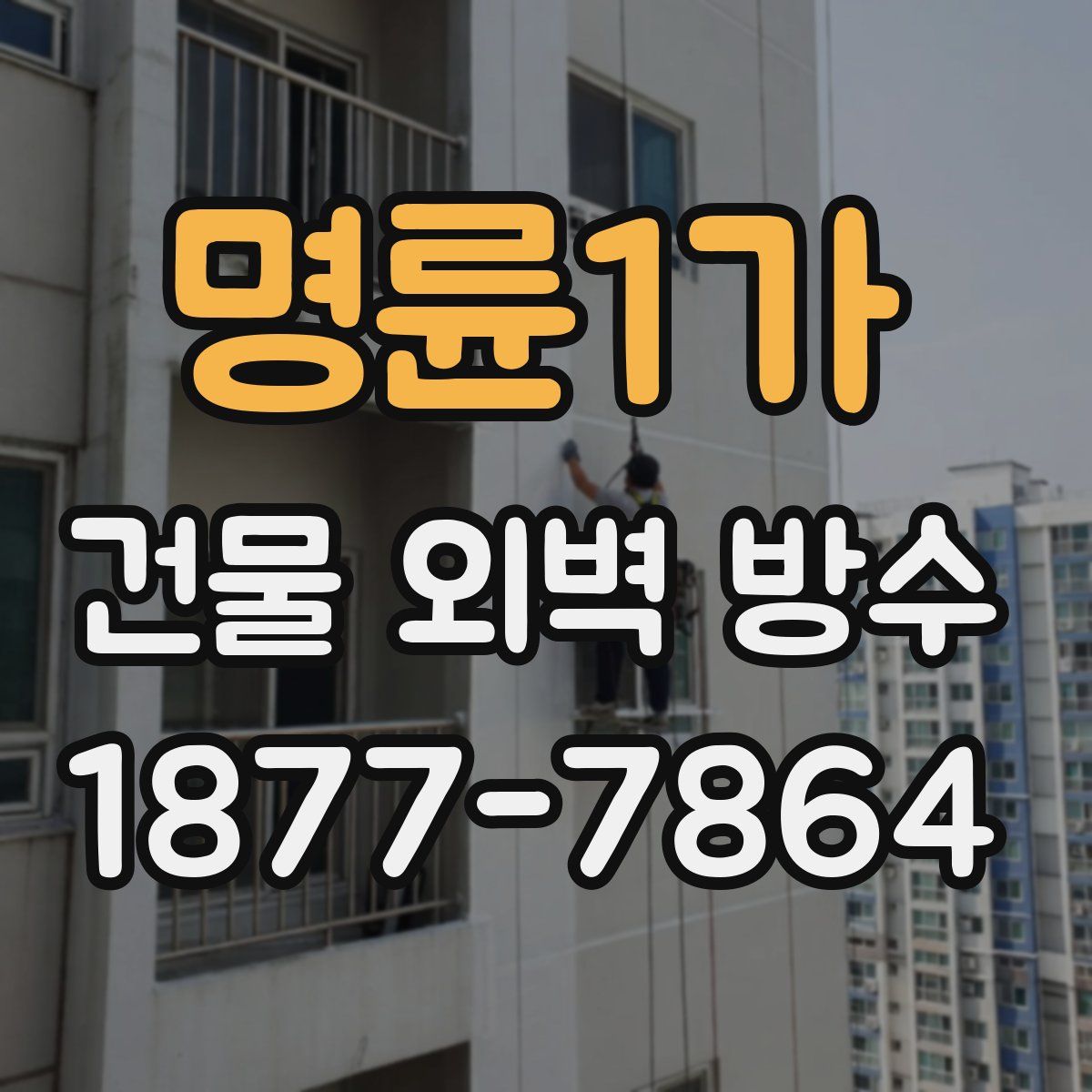 명륜1가 건물 외벽 방수