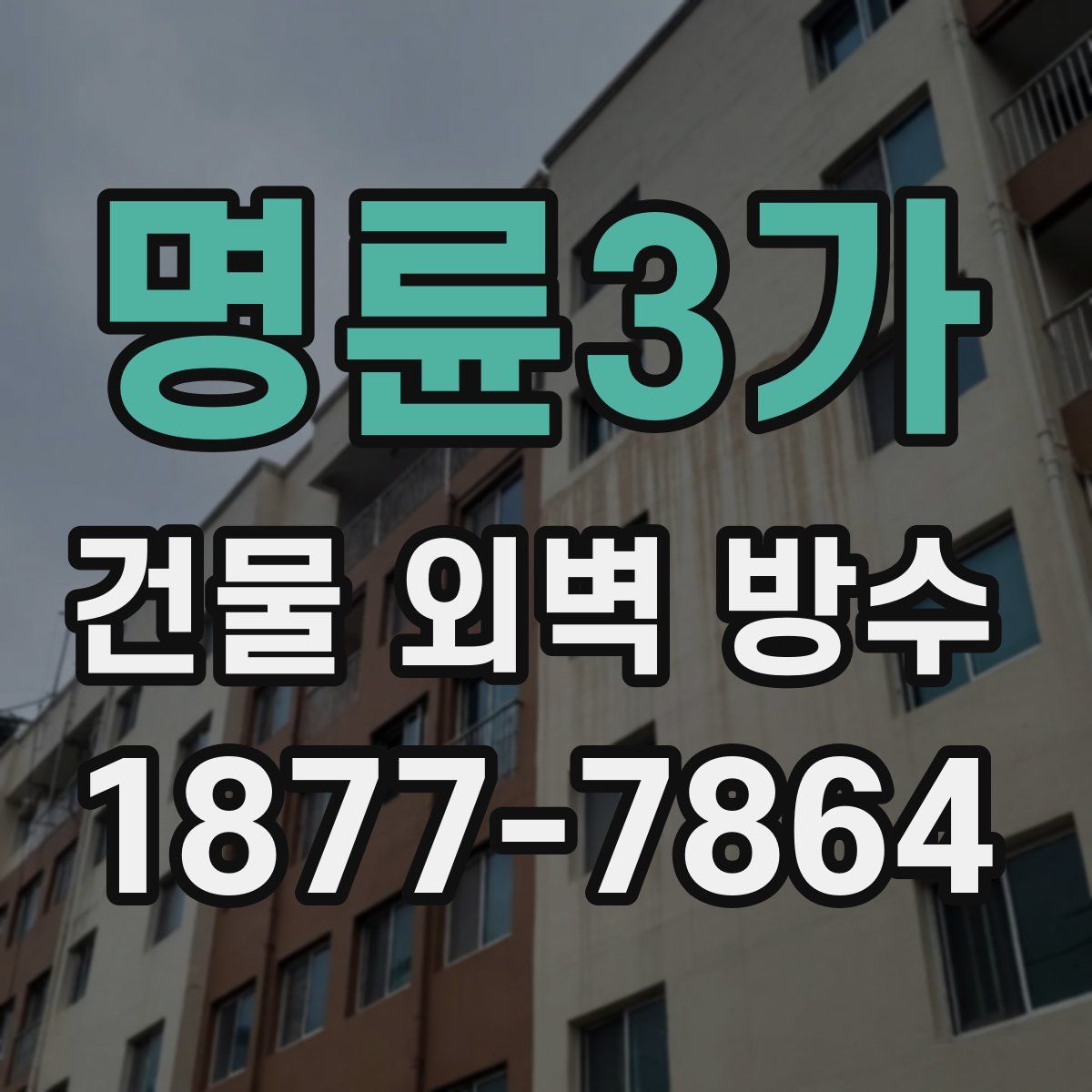 명륜3가 건물 외벽 방수