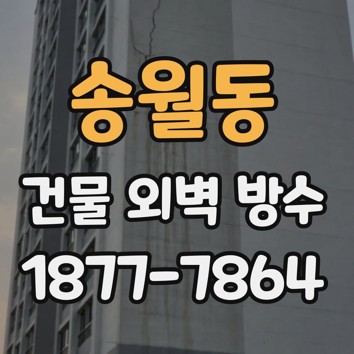 송월동 건물 외벽 방수