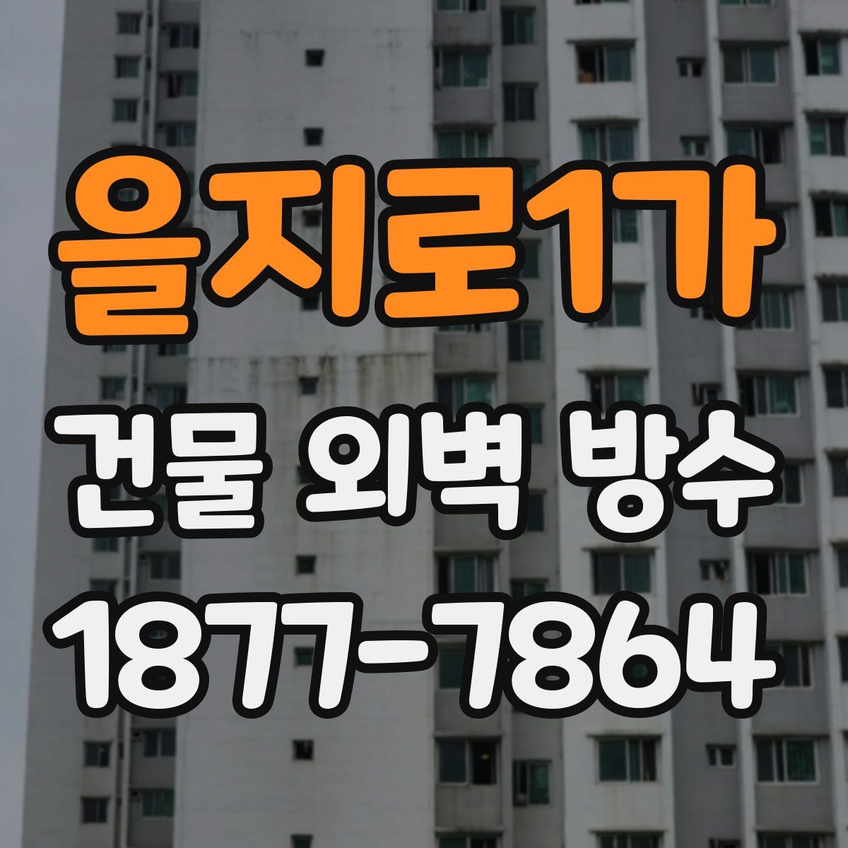 을지로1가 건물 외벽 방수