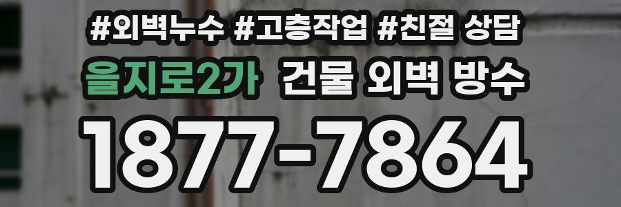 을지로2가 건물 외벽 방수