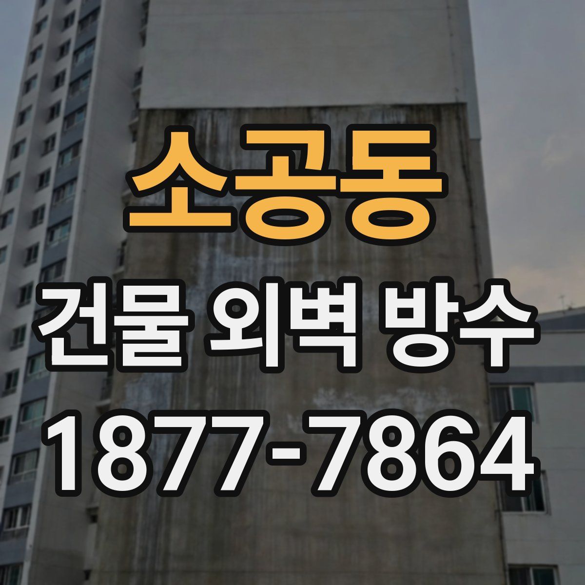 소공동 건물 외벽 방수