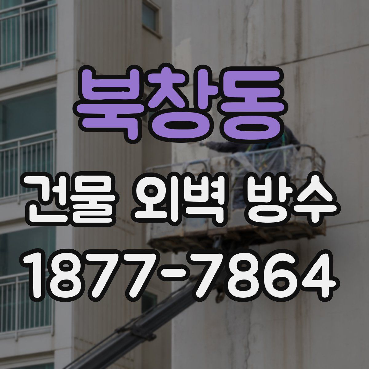 북창동 건물 외벽 방수