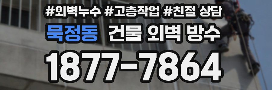 묵정동 건물 외벽 방수