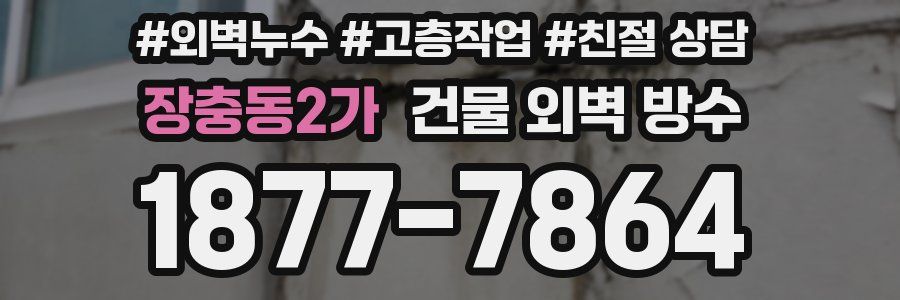 장충동2가 건물 외벽 방수