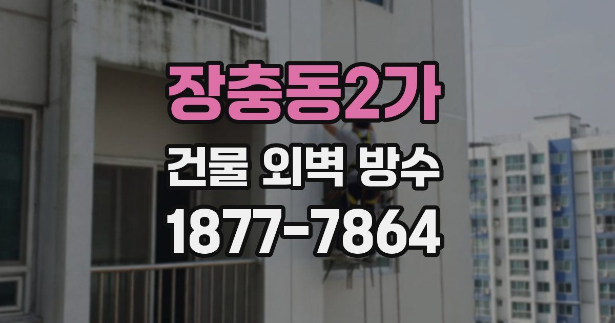 장충동2가 건물 외벽 방수