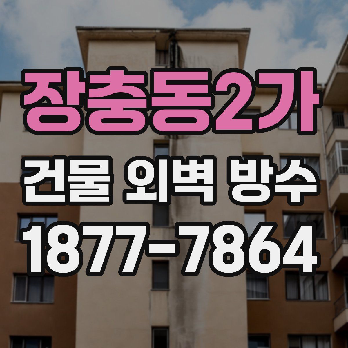 장충동2가 건물 외벽 방수
