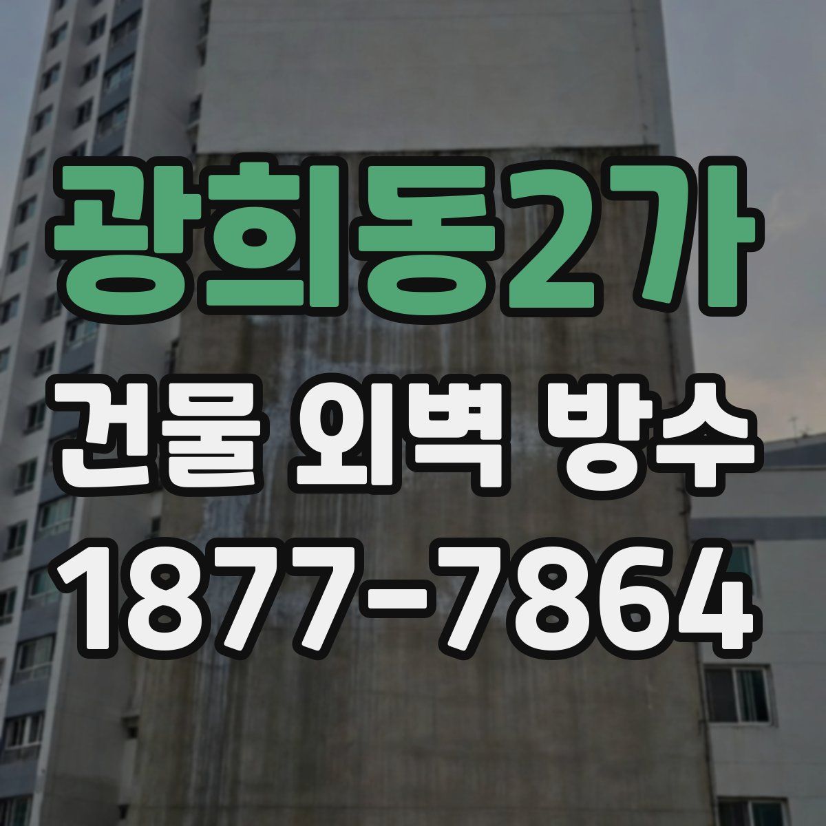 광희동2가 건물 외벽 방수