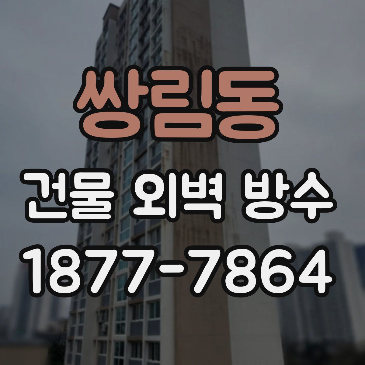 쌍림동 건물 외벽 방수