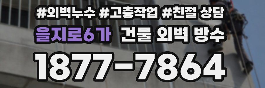 을지로6가 건물 외벽 방수