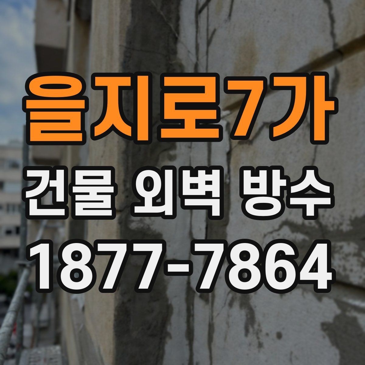 을지로7가 건물 외벽 방수