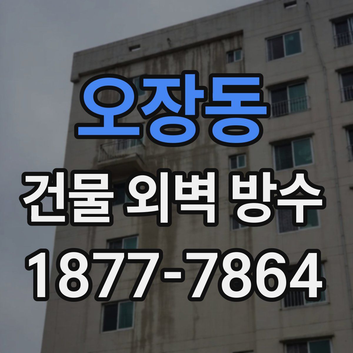 오장동 건물 외벽 방수