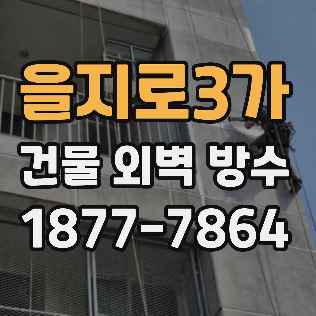 을지로3가 건물 외벽 방수