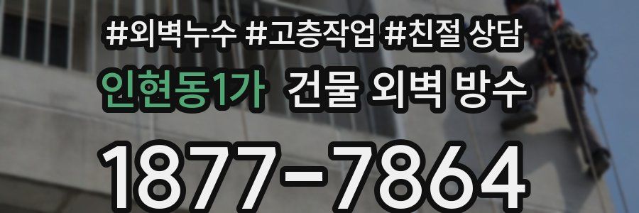 인현동1가 건물 외벽 방수