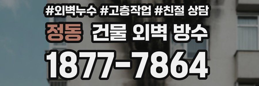 정동 건물 외벽 방수
