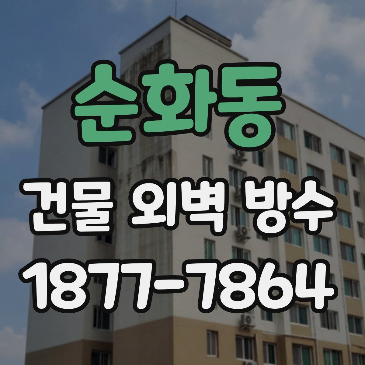 순화동 건물 외벽 방수