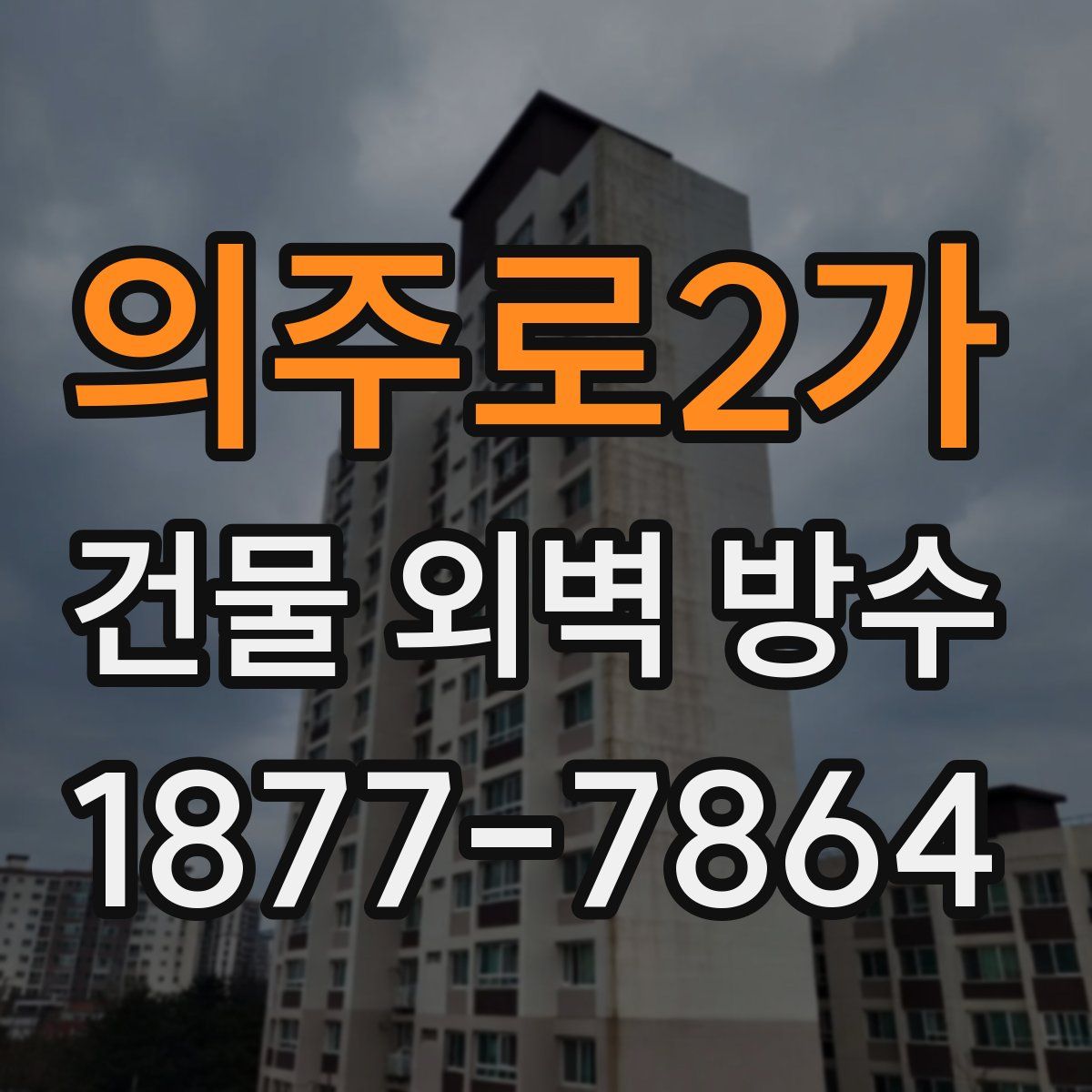 의주로2가 건물 외벽 방수