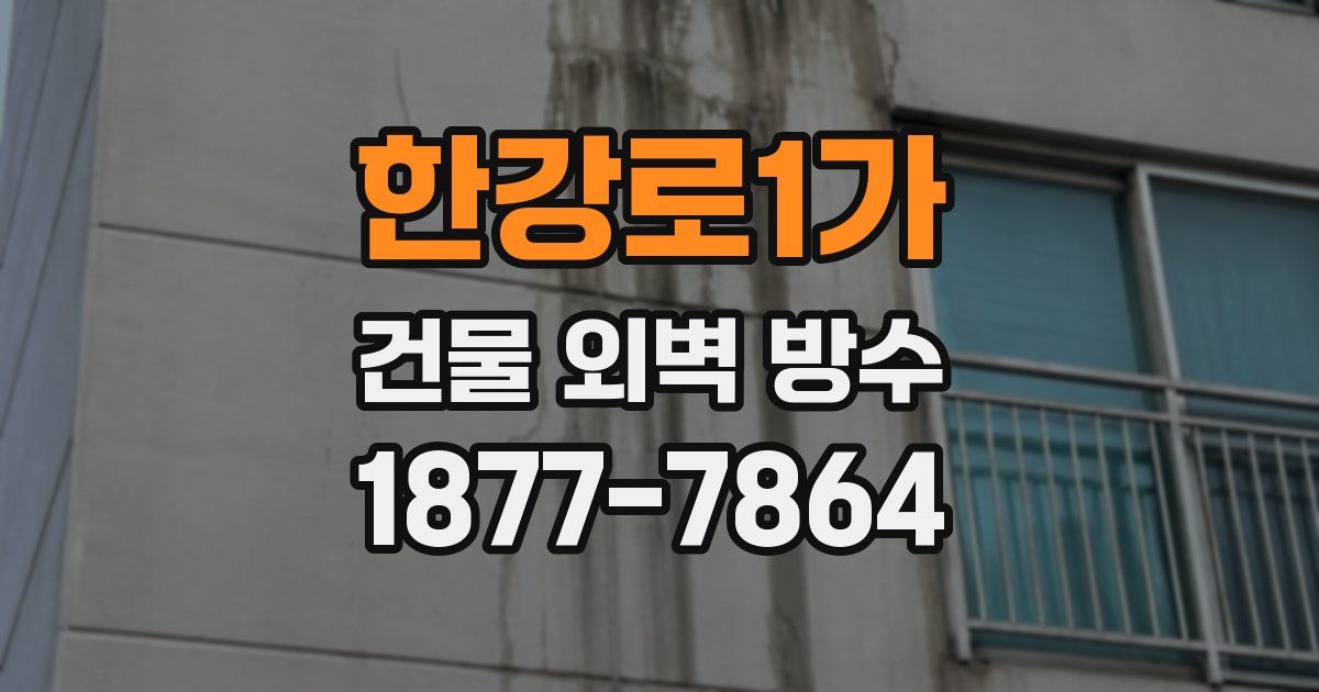 한강로1가 건물 외벽 방수