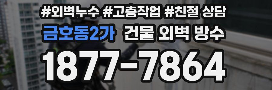 금호동2가 건물 외벽 방수