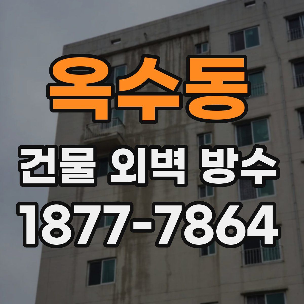 옥수동 건물 외벽 방수