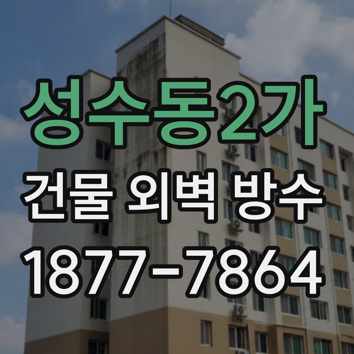 성수동2가 건물 외벽 방수