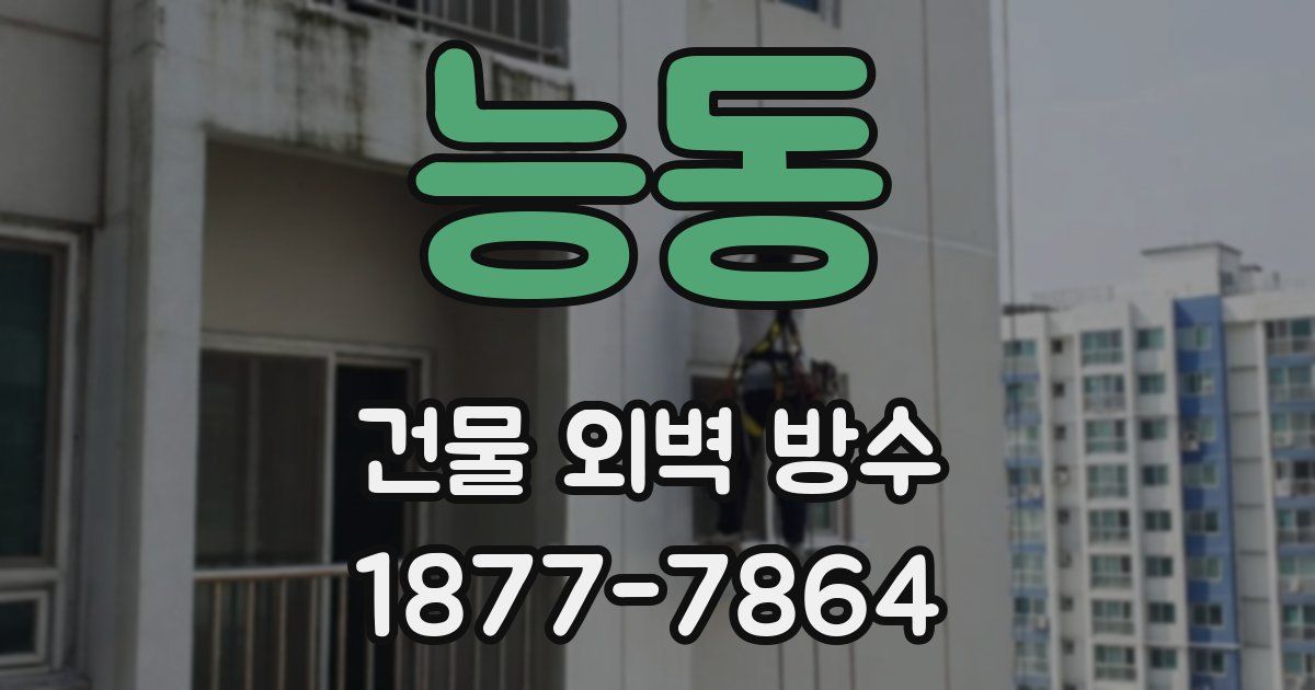 능동 건물 외벽 방수