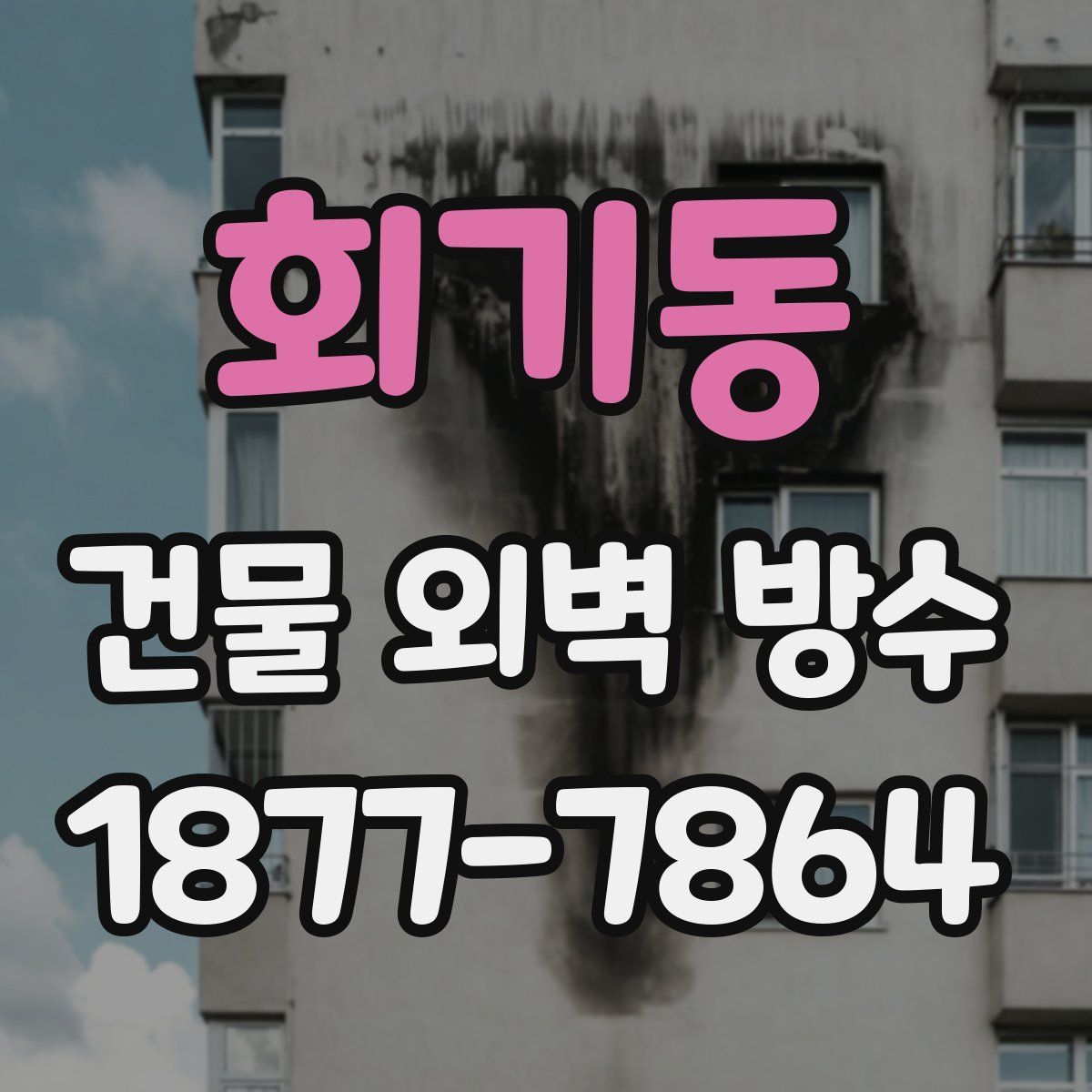 회기동 건물 외벽 방수