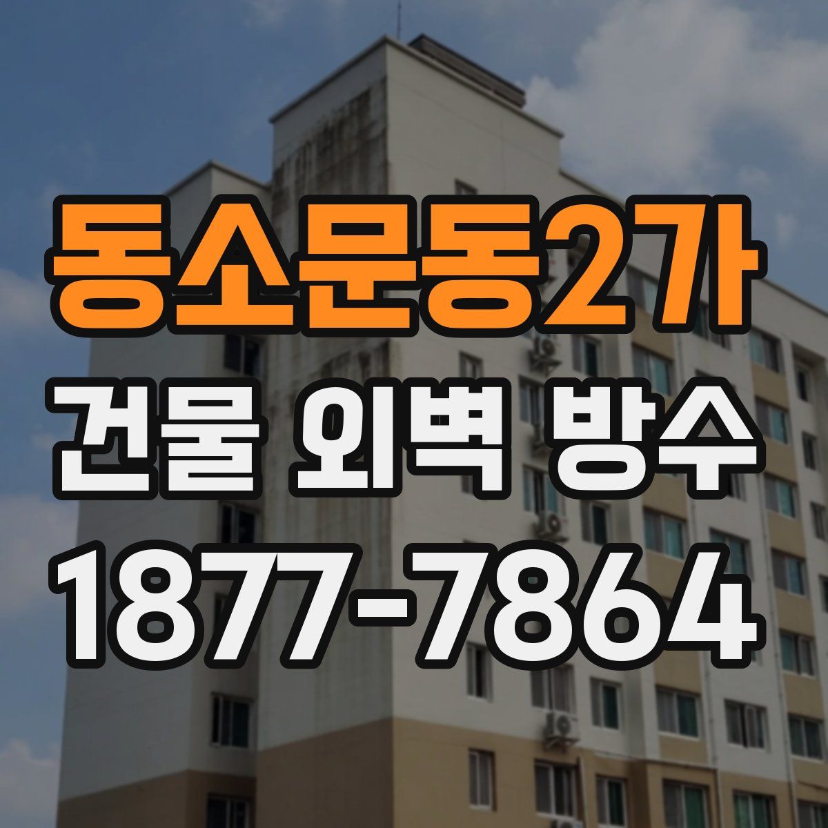 동소문동2가 건물 외벽 방수