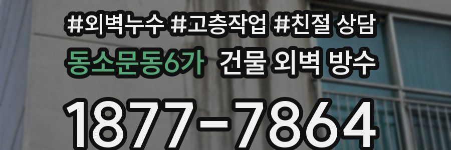 동소문동6가 건물 외벽 방수