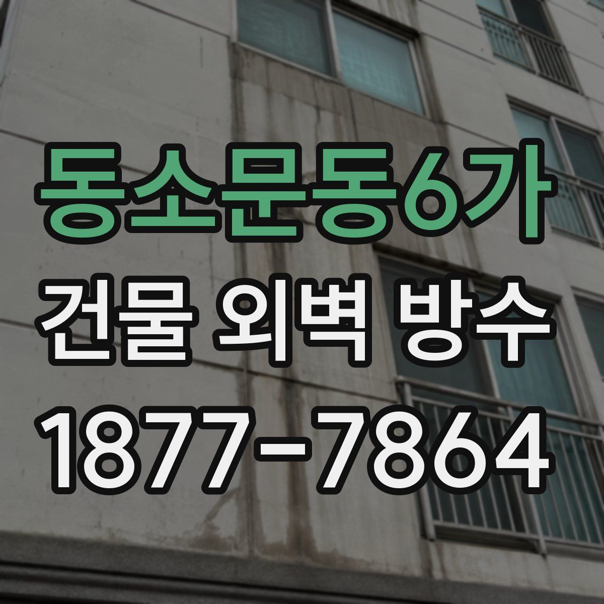 동소문동6가 건물 외벽 방수